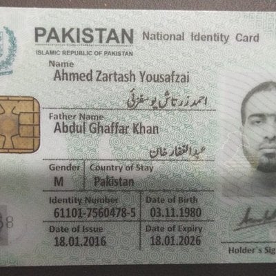 Ahmed Zartash Yousafzai